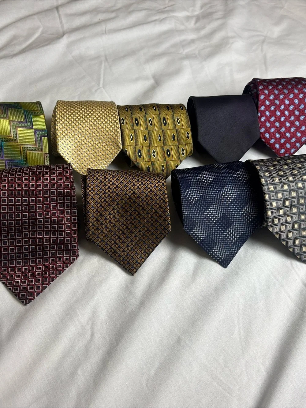 100% silk Classic Men's Neck Tie — Multi-Color Pack